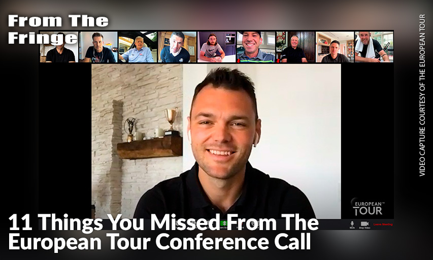 The European Tour Conference Call