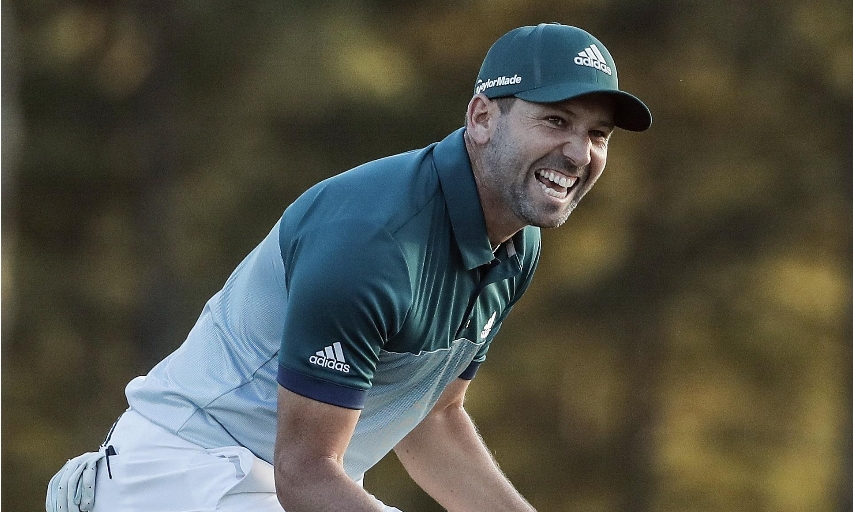 Sergio Garcia at the 2017 Masters