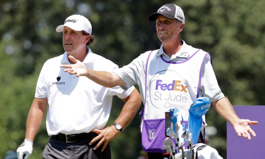 Phil Mickelson and Jim Mackay