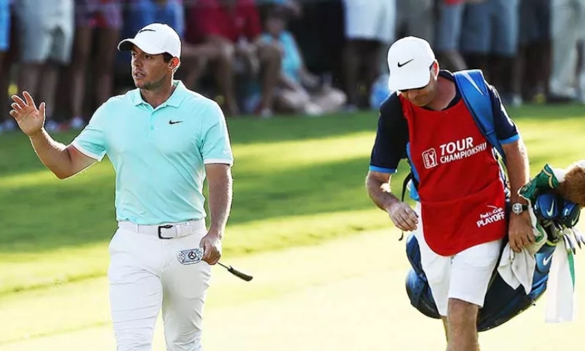 Rory McIlroy and Caddie J.P. Fitzgerald