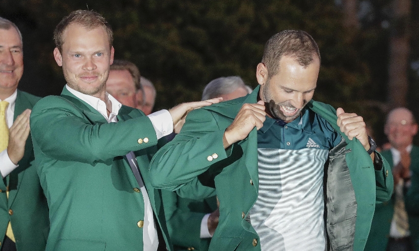 Sergio Garcia at the 2017 Masters