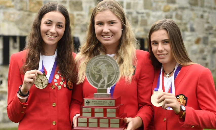 Team Spain at World Junior Girls Championship