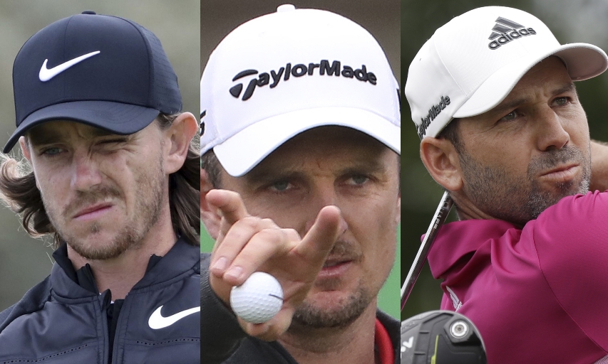 Tommy Fleetwood, Justin Rose, Sergio Garcia