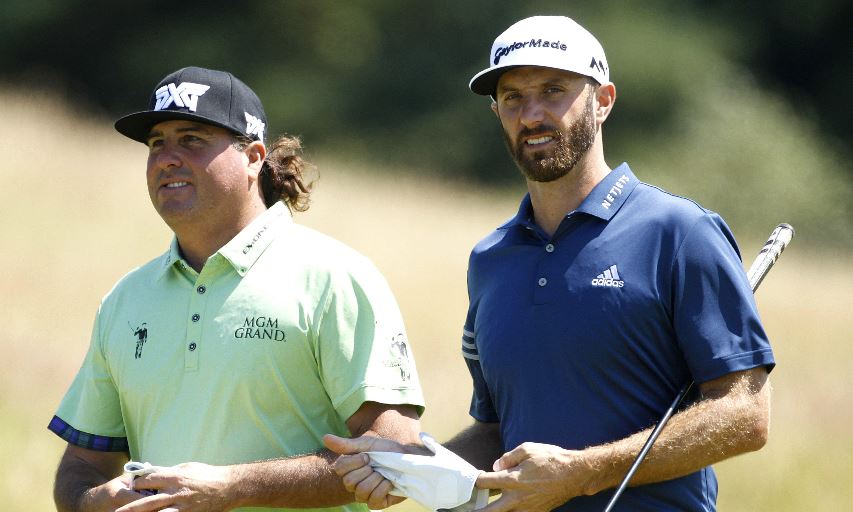 Pat Perez and Dustin Johnson