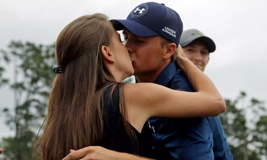 Annie Verret and Jordan Spieth