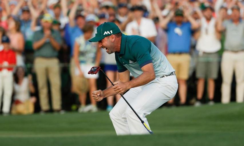 Sergio Garcia at the 2017 Masters