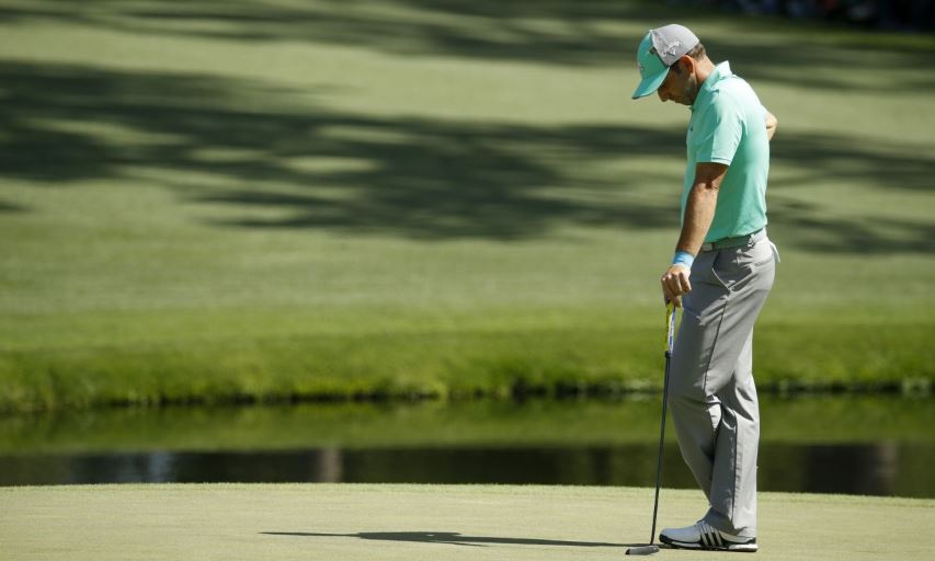 Sergio Garcia at the 2018 Masters