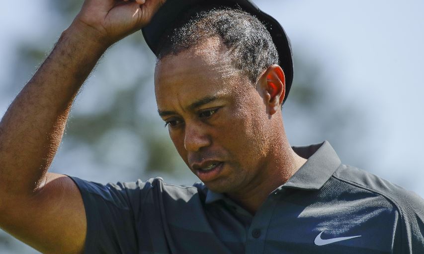 Tiger Woods at the 2018 Masters