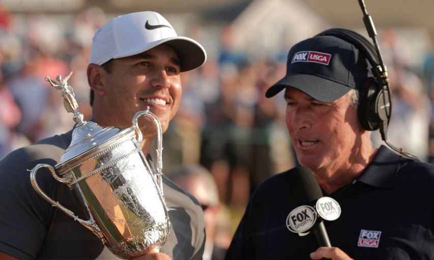 Brooks Koepka and Curtis Strange