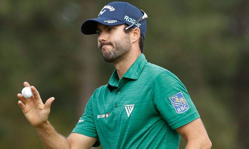 Adam Hadwin at the 2018 Masters