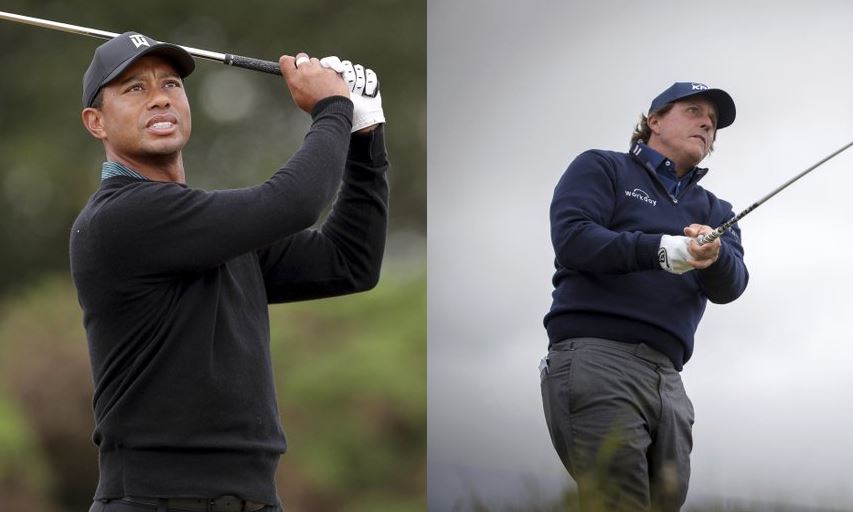 Tiger Woods and Phil Mickelson