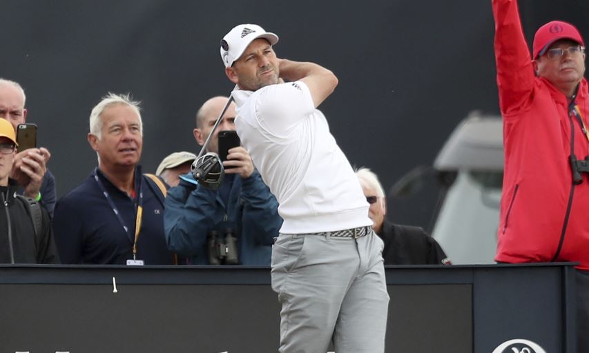 Sergio Garcia at the 2018 British Open