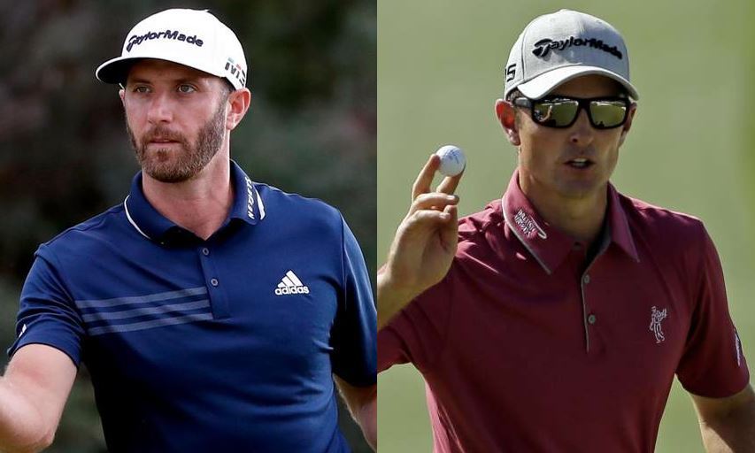 Dustin Johnson and Justin Rose