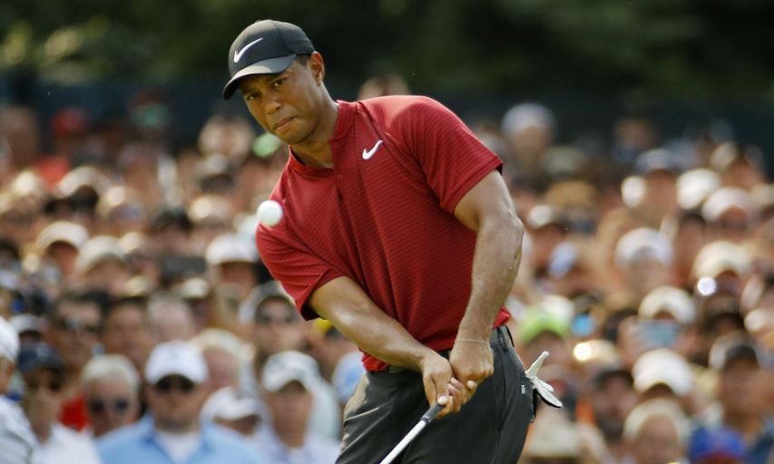 Tiger Woods at the 2018 PGA Championship