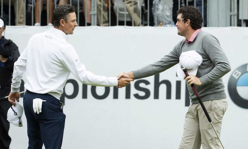 Justin Rose and Keegan Bradley
