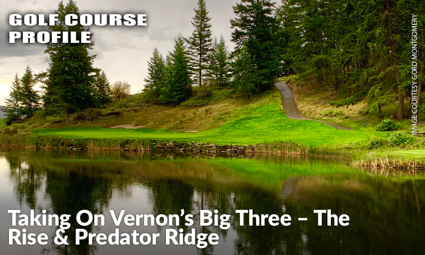 While This Pond Guarding A Par-3 Hole On The Rise Isn't Anywhere Near As Large As Okanagan Lake, Which Is In View On Many Holes At This Course, It Still Provides A Bit Of Angst For Players.