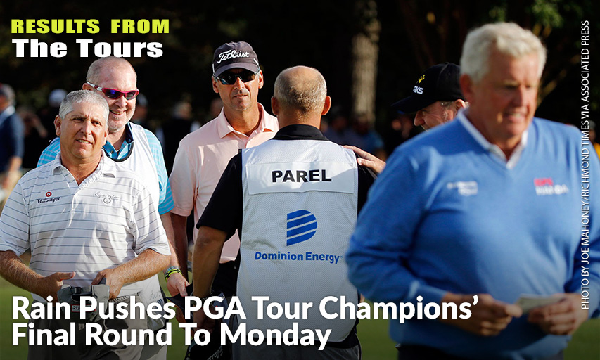 Tommy Tolles & Scott Parel Were Tied For The Lead, One Shot Ahead Of Colin Montgomerie.