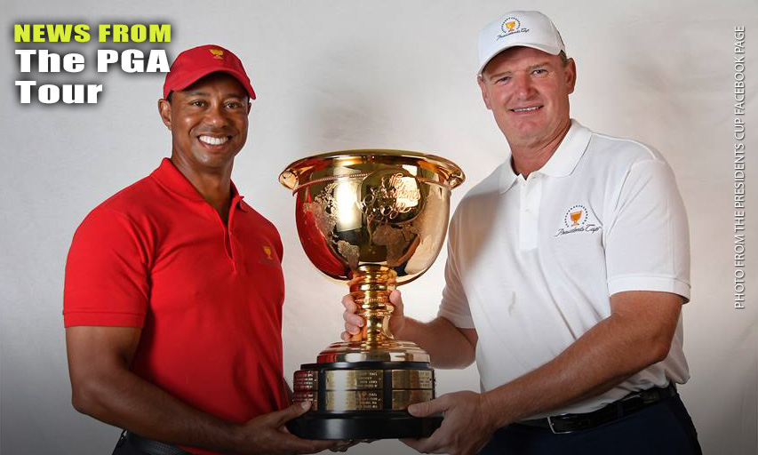 Tiger Woods and Ernie Els