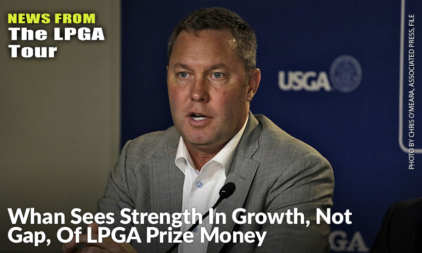 Prize Money For The Women Is Growing At A Rate Mike Whan, LPGA Commissioner, Didn’t Think Possible When He Took Over In 2010. It’s Also Growing For The Men. LPGA Commissioner Mike Whan
