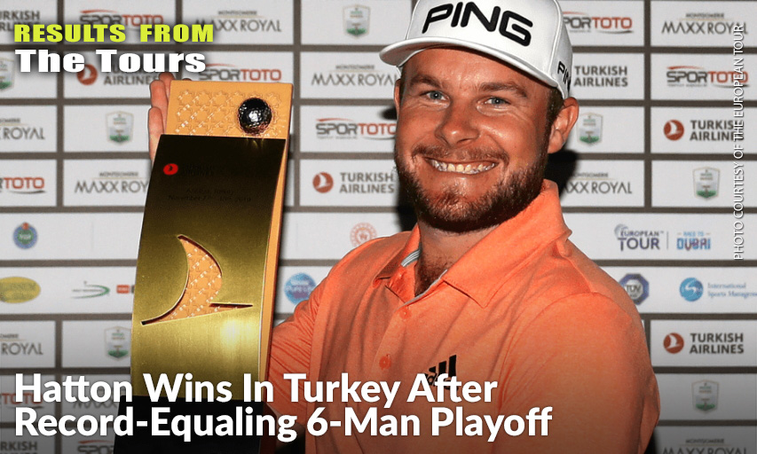 Tyrrell Hatton Defeated Matthias Schwab With A Par On The Fourth Extra Hole To Win His Fourth Title. Tyrrell Hatton