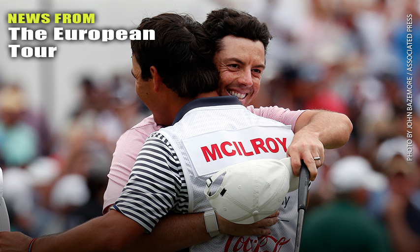Rory McIlroy's temp caddie