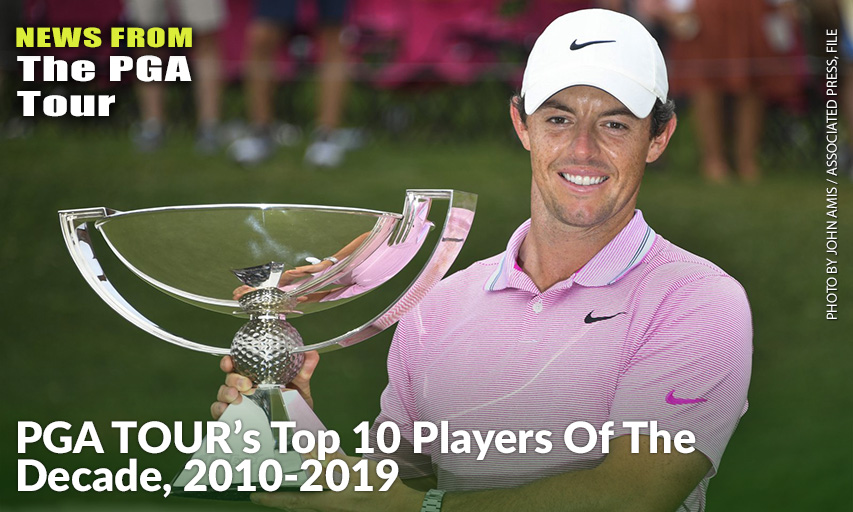 Rory McIlroy Holds Up The FedEx Cup Trophy After Winning The 2019 Tour Championship. Rory McIlroy