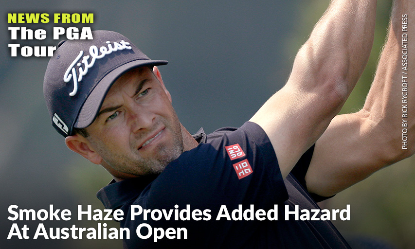 Australia's Adam Scott Tees Off On The 13th During The Australian Open Golf Pro-Am. Adam Scott