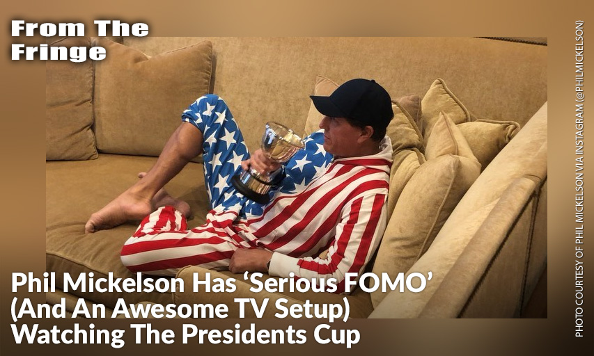 Phil Mickelson Watching The Presidents Cup From Home, Still Plenty Invested In Team USA. Phil Mickelson