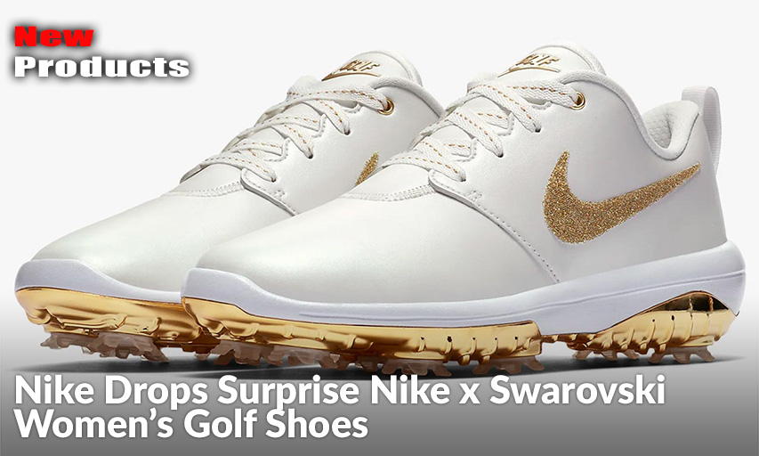 The Nike Roshe x Swarovski Has A Gold-Plated, Spiked Sole. Nike Roshe x Swarovski