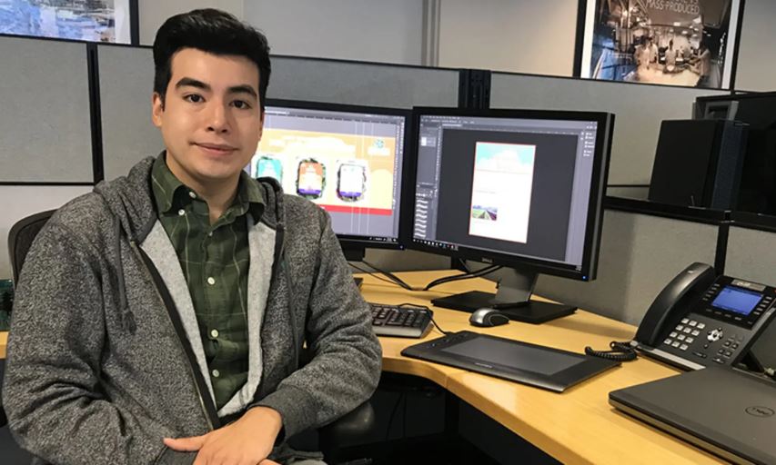 Nathan Campos earned full-time employment with the help of Digital NEST. (Courtesy of Nathan Campos)