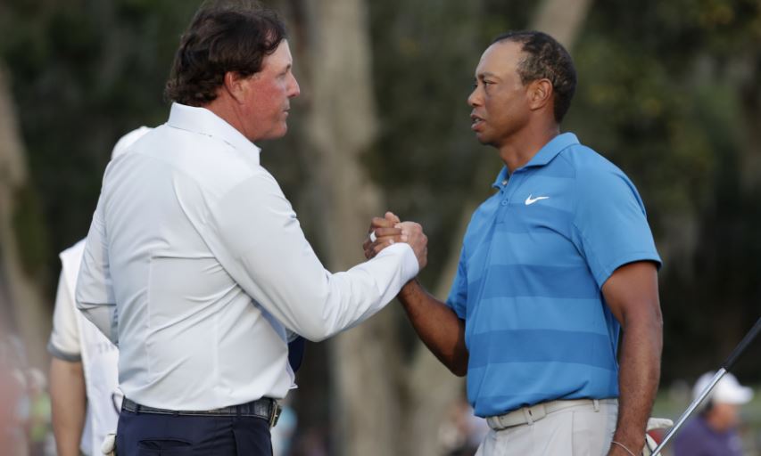 Tiger Woods and Phil Mickelson