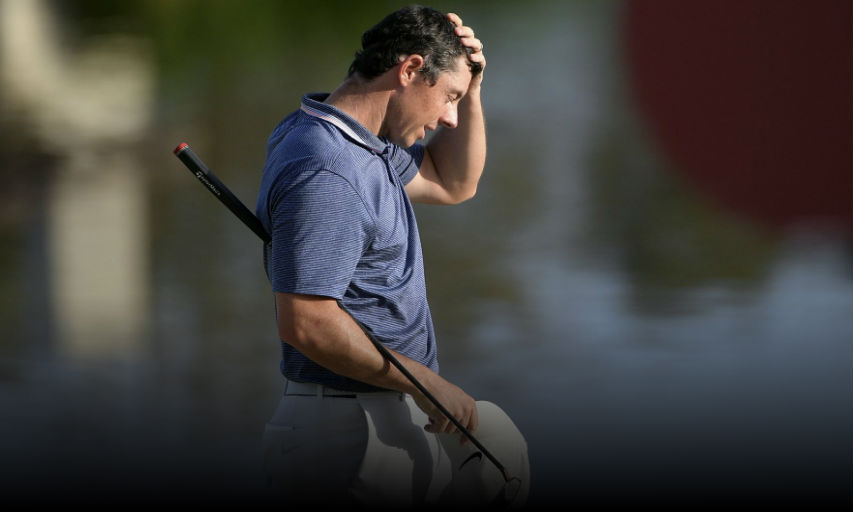 Rory McIlroy, of Northern Ireland, walks off the 18th green after finishing the final round of the Arnold Palmer Invitational golf tournament Sunday, March 10, 2019, in Orlando, Fla. (AP Photo/Phelan M. Ebenhack)