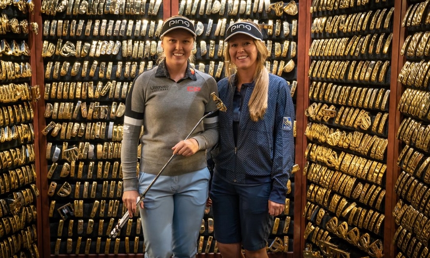 Brooke Henderson PING Gold Putter Vault