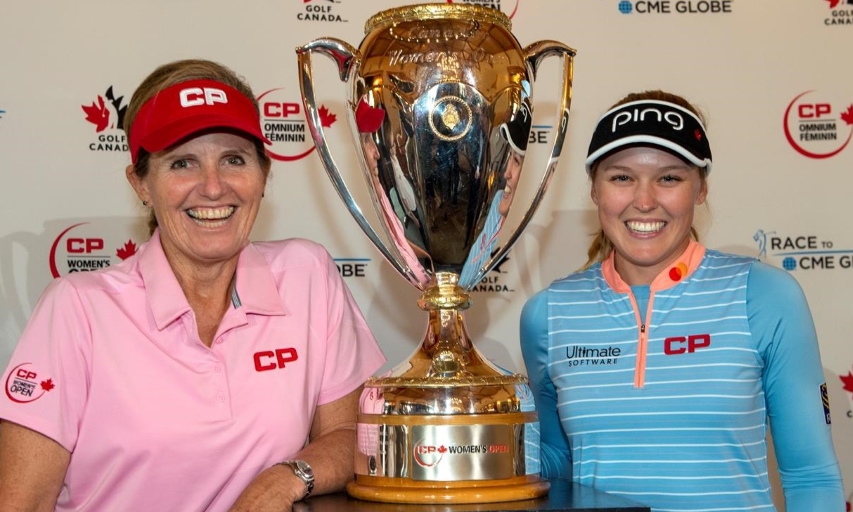 Lori Kane and Brooke Henderson