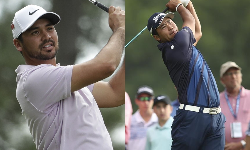 Jason Day (AP Photo/Chris Carlson, File) and Hideki Matsuyama (Jerry Holt/Star Tribune via AP, File)