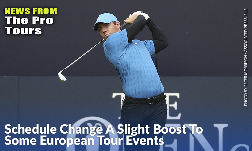 Rory McIlroy Hits His Tee Shot On The First Hole During The First Round Of The 2019 British Open. Rory McIlroy