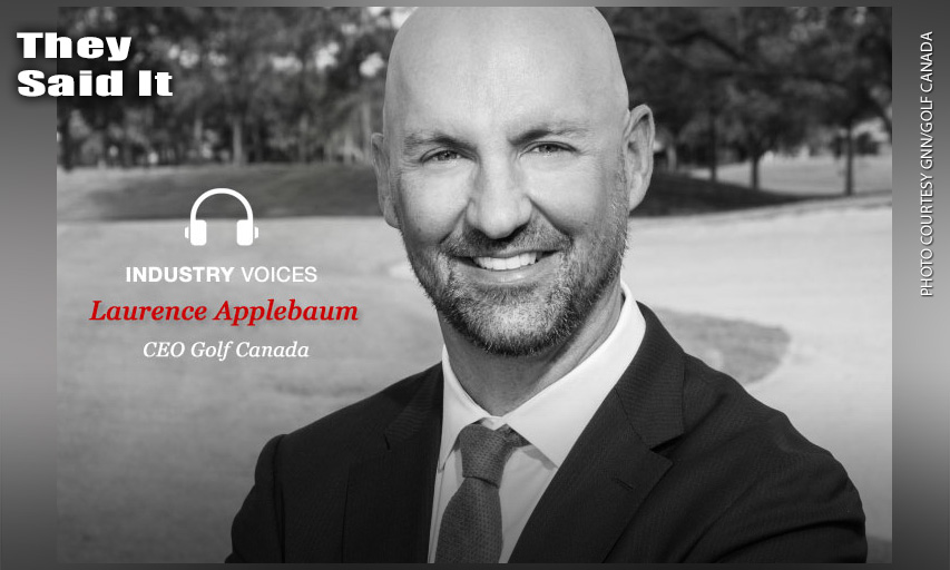 Golf Canada CEO Laurence Applebaum