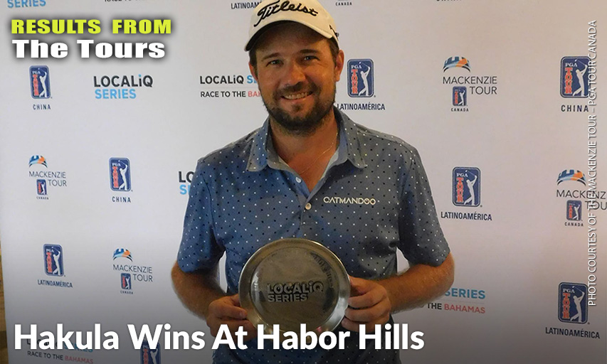 Toni Hakula, A PGA TOUR Latinoamérica Member, Birdied Two Of The Last Three Holes For A One-Shot Win At Harbor Hills CC. Toni Hakula