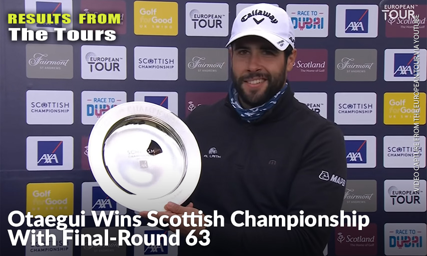 Adrian Otaegui Wins In St. Andrews After Stunning 63. Adrian Otaegui