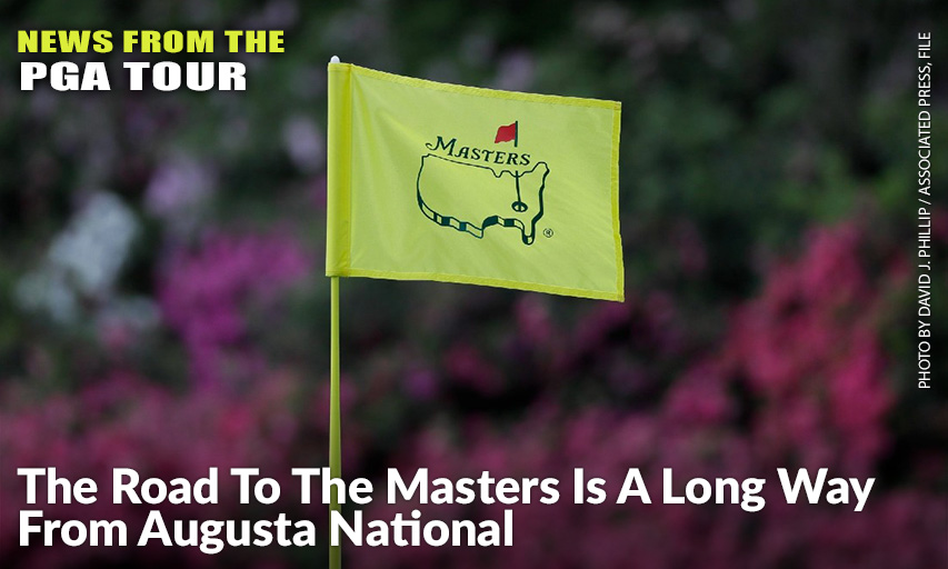 The Flag On The 13th Hole Blows In The Wind During The First Round For The 2019 Masters.