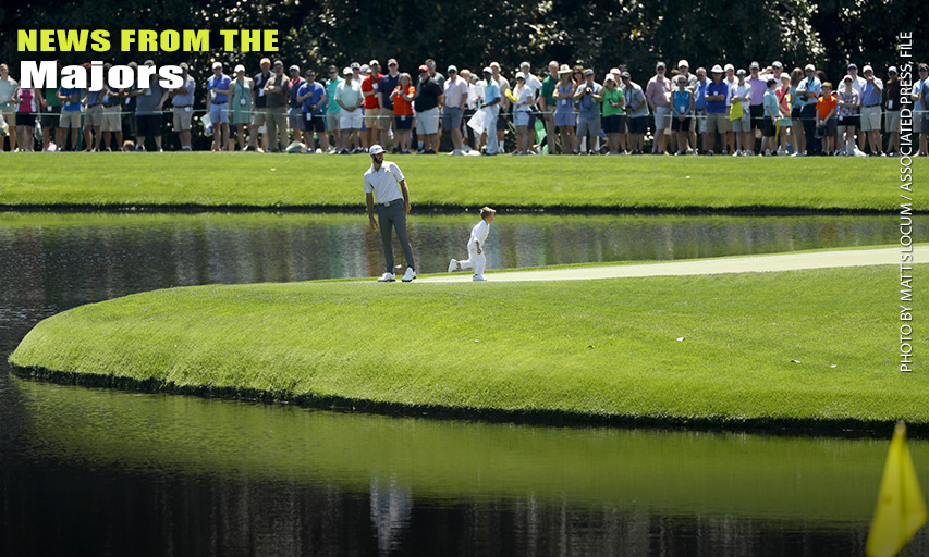 Dustin Johnson and Son Tatum