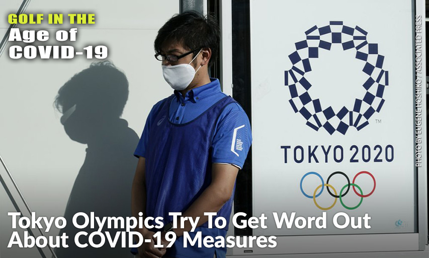 A Staff Member Participates In A Screening Test For Spectators And Officials To Ensure A Safe And Secure Tokyo Olympic Games. Tokyo Olympic Officials Say They Don't Know Exactly What Measures Will Be Taken Against The COVID-19 Pandemic At Next Year's Games, But They Want The World To Know They're Working On It.