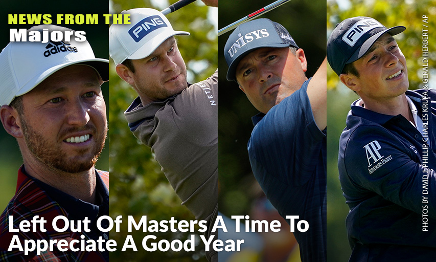(From Left) Daniel Berger, Viktor Hovland, Harris English, and Ryan Palmer.