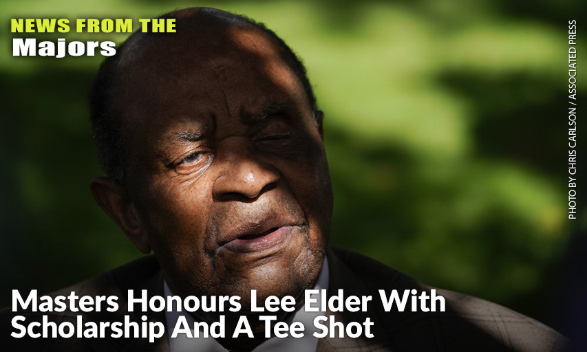 Lee Elder, The First Black Man To Compete In The Masters Tournament 45 Years Ago, Will Be Honoured By Establishing Scholarships In His Name And Inviting Him To Be An Honourary Starter For The 2021 Masters. Lee Elder