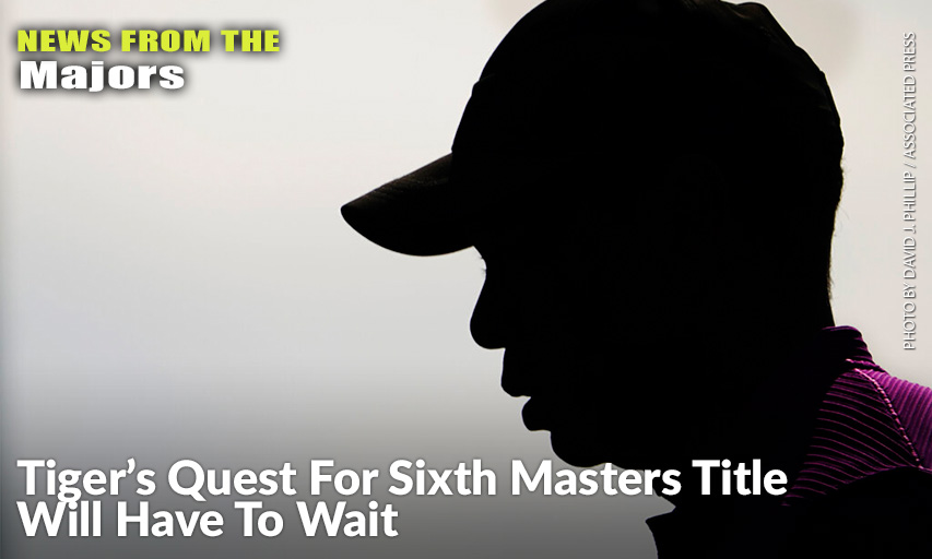 Tiger Woods Walks Alone The Fourth Fairway During The Third Round Of The 2020 Masters.