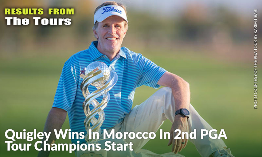 Brett Quigley Held Off Stephen Ames By One Stroke To Win The Morocco Champions. Brett Quigley