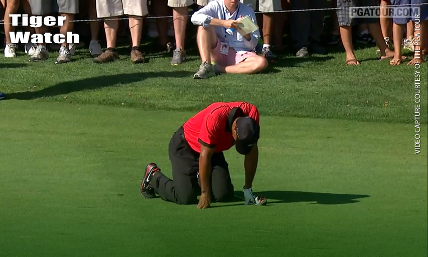 Tiger Woods at The Barclays 2013