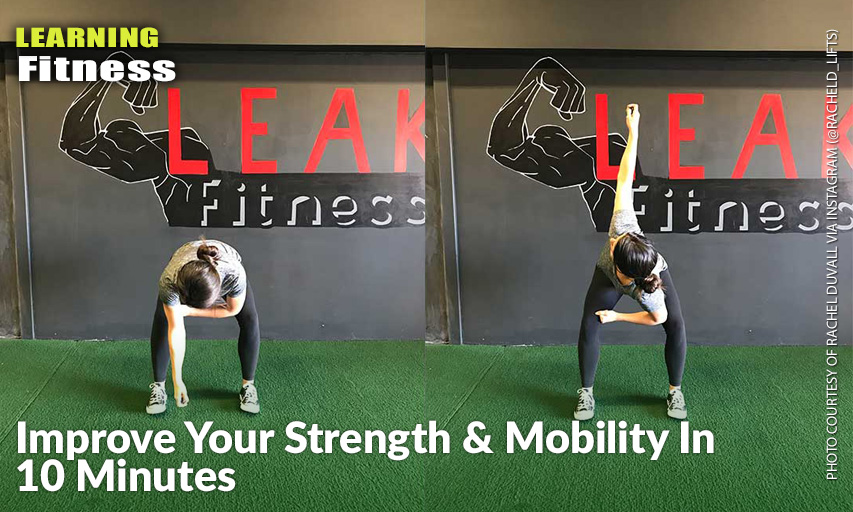 Rachel Duvall Demonstrates The A-Frame Mobility Exercise. Rachel Duvall