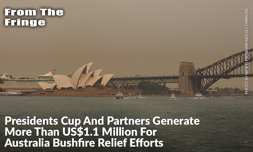 International & U.S. Teams Each Add US$125,000 From Presidents Cup Charitable Funds.