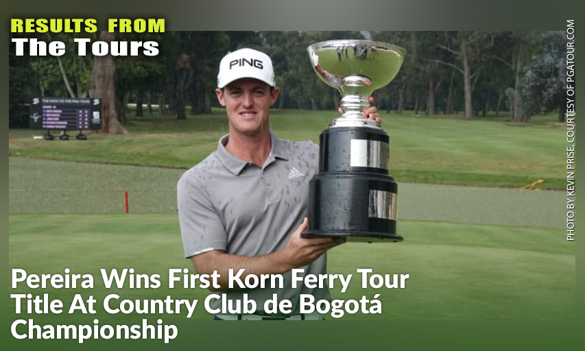 Mito Pereira Overcame A 4-Shot Deficit On Sunday To Win His First Korn Ferry Tour Title. Mito Pereira